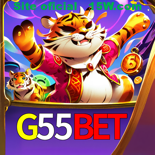 Imagem promocional da G55Bet mostrando a plataforma e suas vantagens